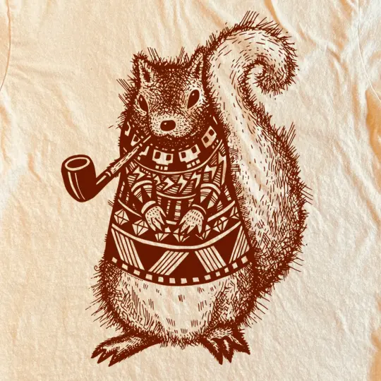 PRETENTIOUS SQUIRREL TEE