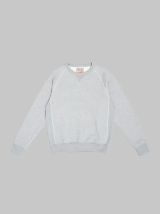 Wonder Looper Pullover Crewneck Super Looper French Terry Heather Grey