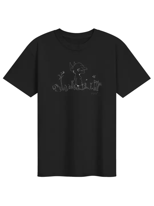 Abuse Goblin in Field - Linework - Black