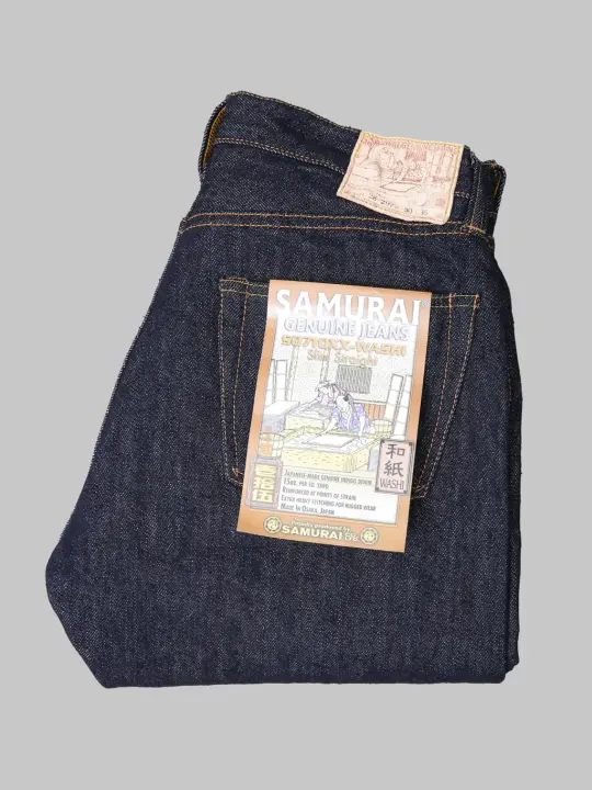 Samurai Jeans S0710XX-Washi "Washi Denim" 15oz Limited Edition Slim Straight Jeans