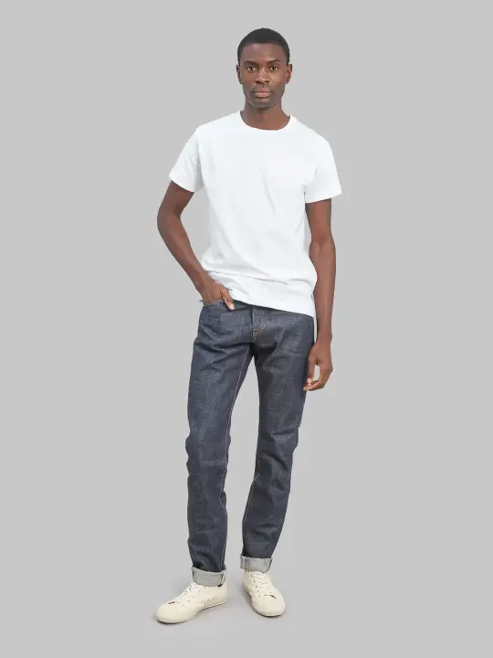 Momotaro Jeans 0405-40 14.7oz "Legacy Blue" High Tapered Jeans