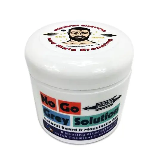 No Go Grey Solution - All Natural Beard, Goatee & Moustache Dye