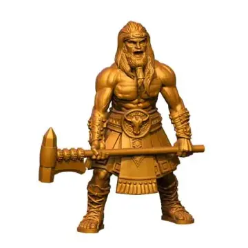 render of 32mm scale model Ajax the Greater miniature
