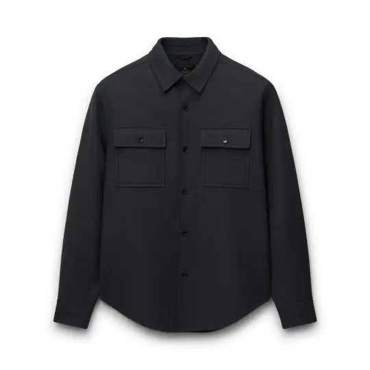 Double Face Wool Concourse Standard Overshirt