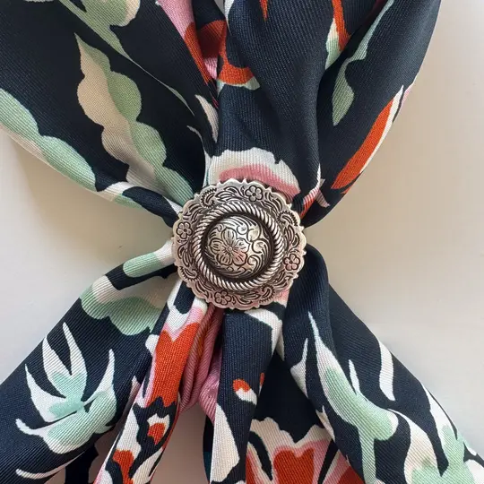 Concho Scarf Slide | Dainty Rose