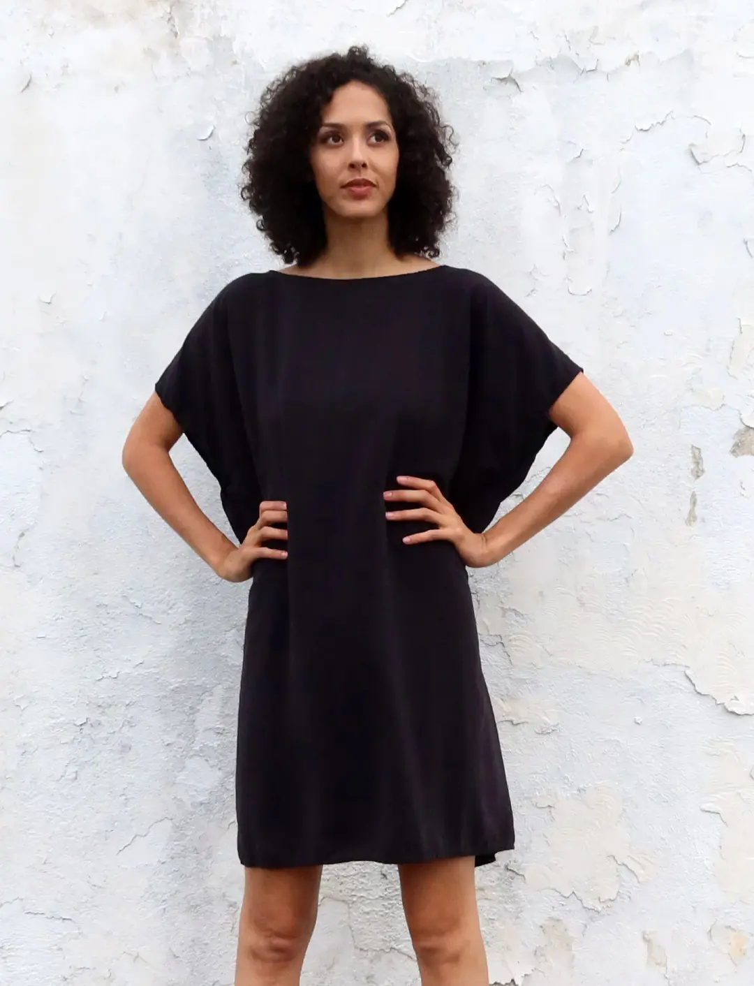 Silk Boat Short Kaftan