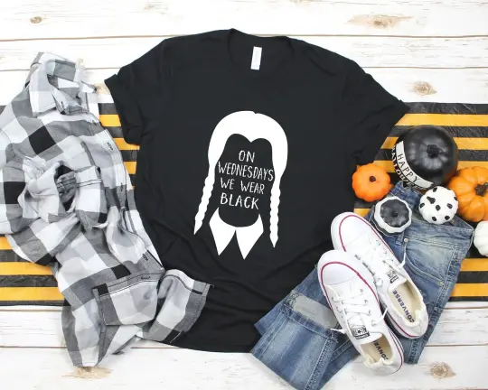 On Wednesdays We Wear Black Gothic T-Shirt