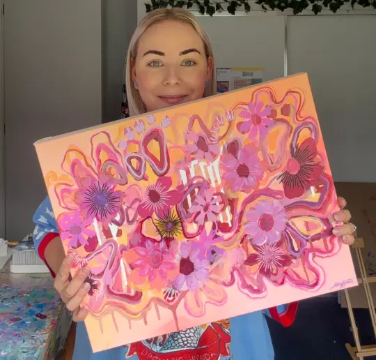 🌸Original Artwork Wildflowers 3 - 40.5 x 50.5cms