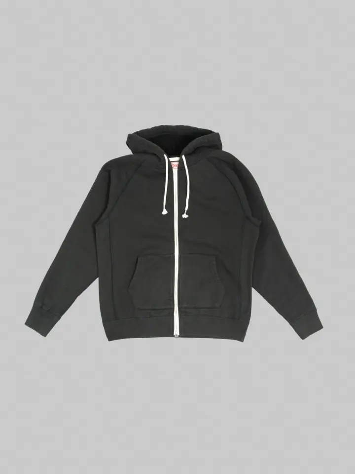 Wonder Looper Zip Hoodie Super Looper French Terry Sumi Black