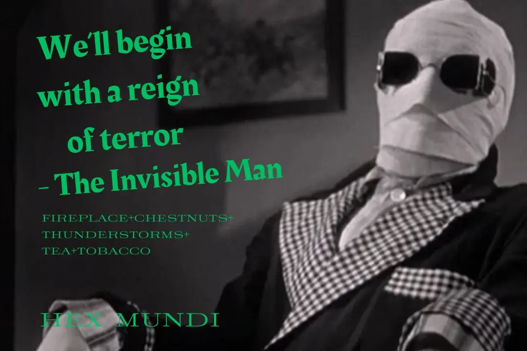 The Invisible Man Room & Linen Spray ~ Autumn Horrors Collection