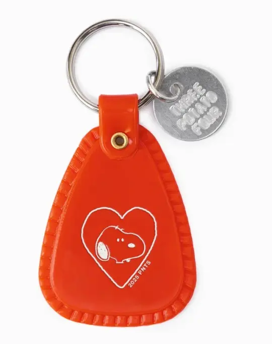 Snoopy Valentine Saddle Keychain