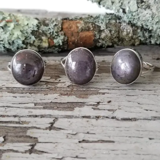 Corundum Ring in Sterling Silver