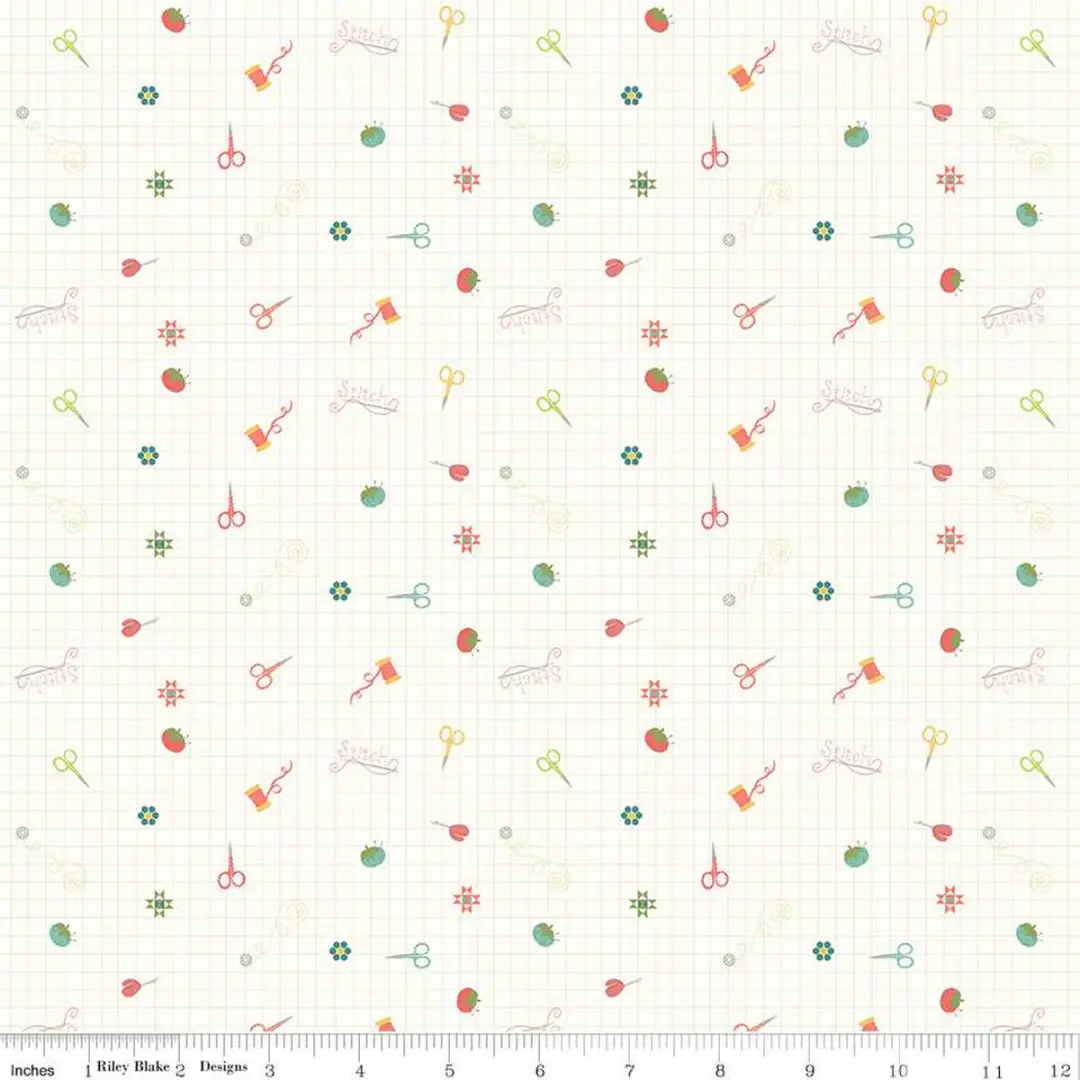 Hush Hush 3 Stitch is Life Print