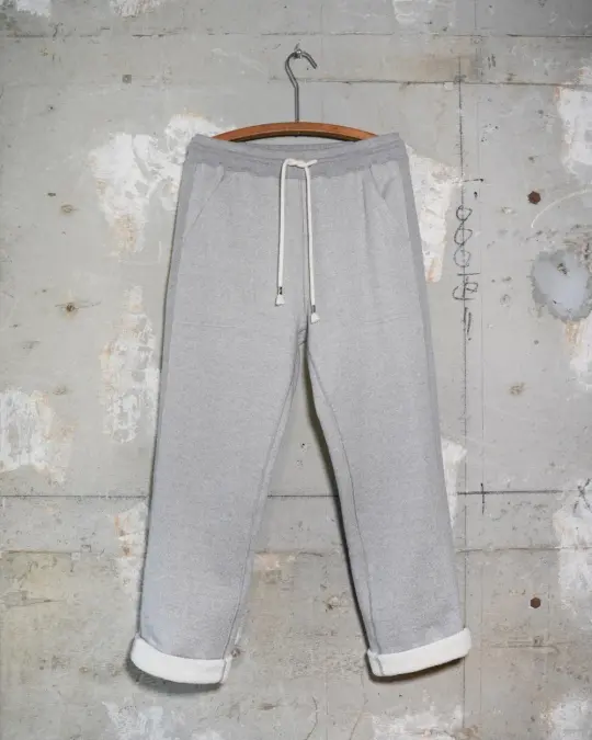 Sweatpants - Double Heavyweight French Terry - Heather Grey