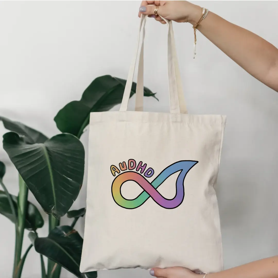 AuDHD tote bag