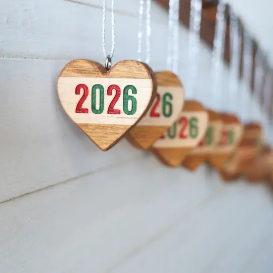 2026 Christmas Heart Ornaments✨