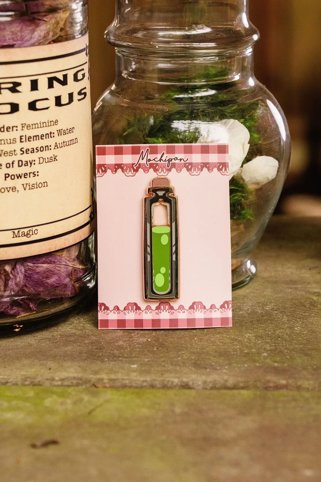 Potion Bottle Pin - Green Potion