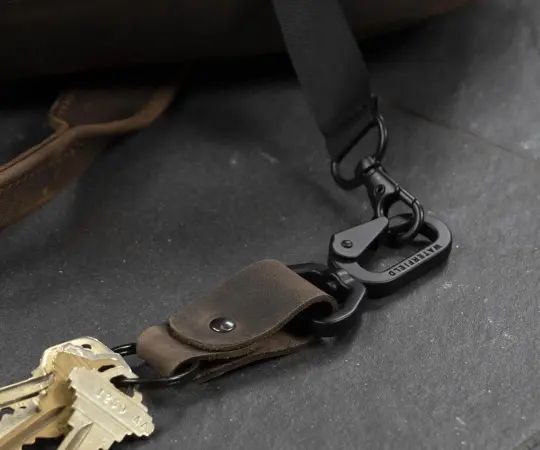Leather Key Clip