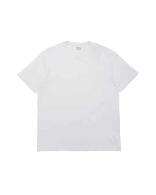 The Real McCoy's MC19010 Athletic T-Shirt / Loop-Wheel White