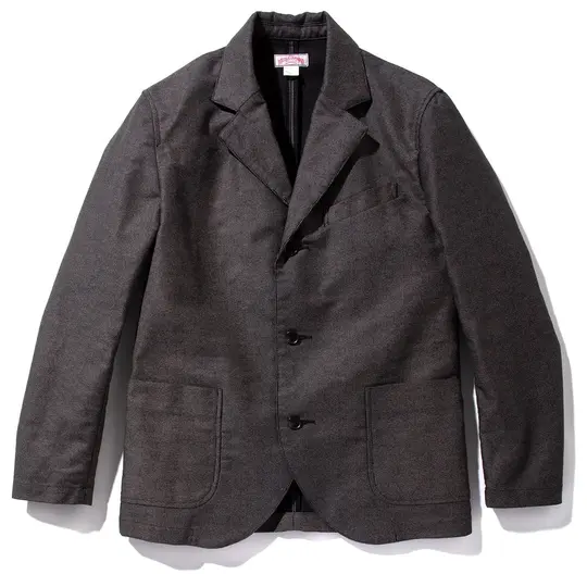 DOUBLE DIAMOND PRINTED STRIPE SACK COAT