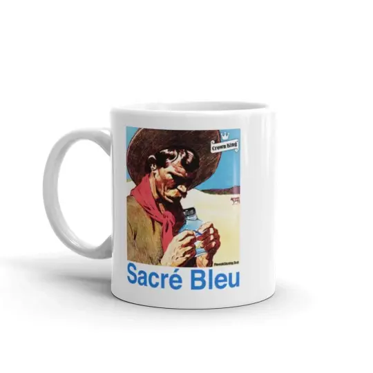Sacré Bleu Retro Coffee Mug | Available in 2 Sizes!