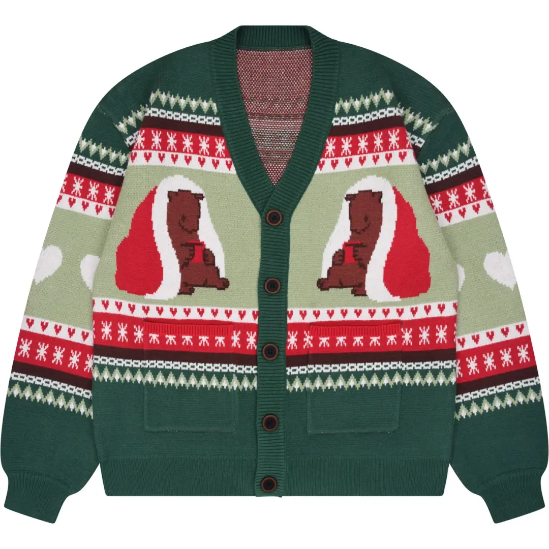 Beary Christmas Cardigan