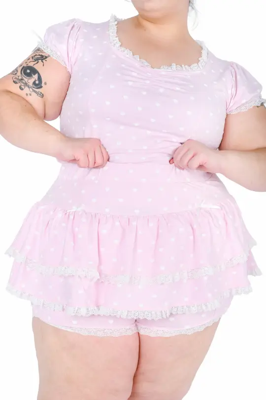 Sabrina Ruffle Skort - Pink