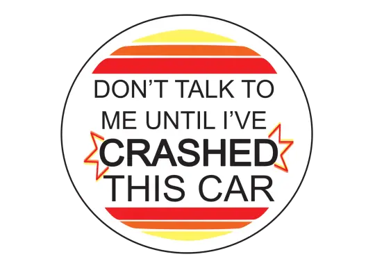 Don't talk to me Bumper Sticker