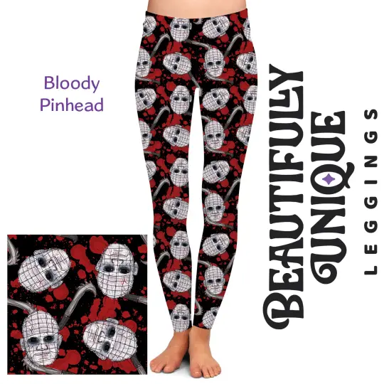 Bloody Pinhead Semi-Exclusive High-Waisted Horror Leggings