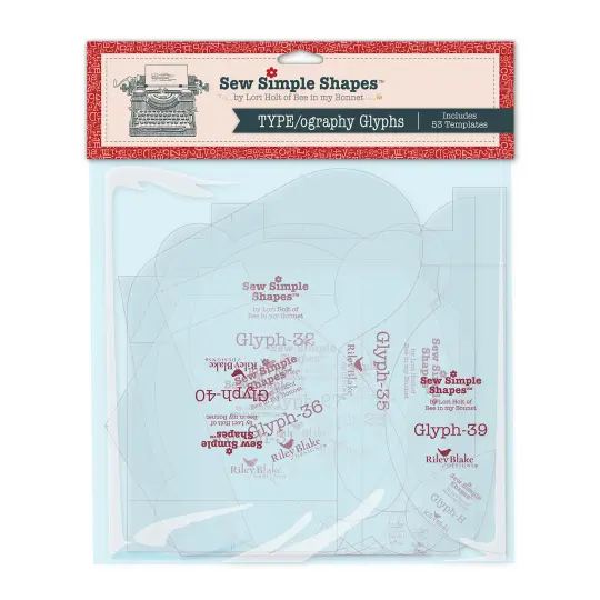 Lori Holt TYPE/ography Glyphs Sew Simple Shapes