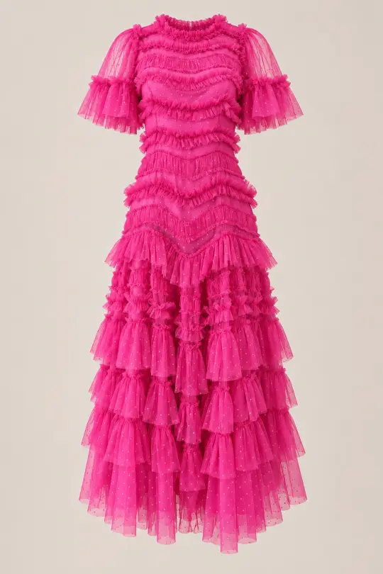 Adriana Dress in Winter Berry