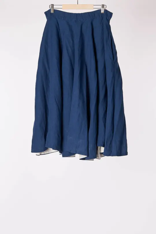 Classic Skirt, Ink Blue