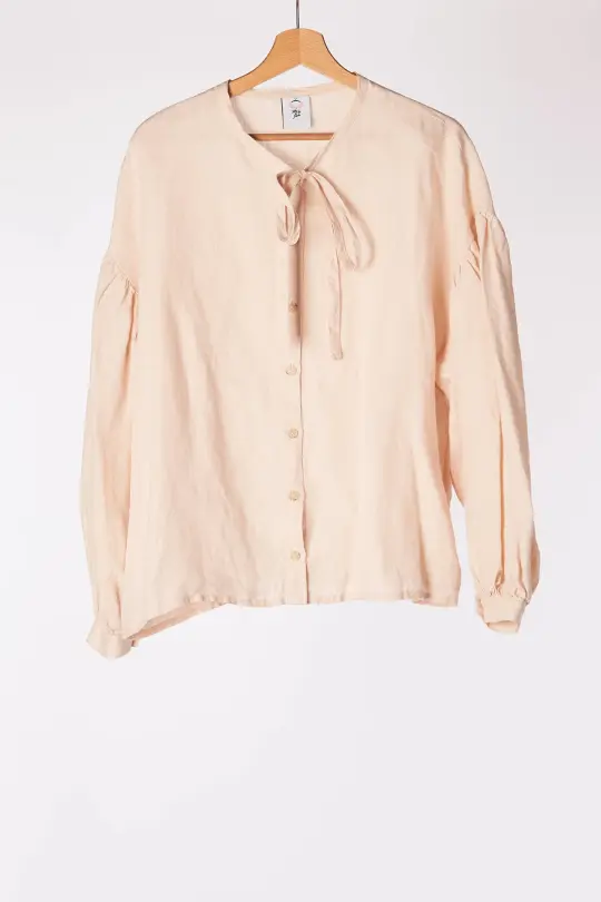 Clementine Shirt, Long Sleeve, Seashell White