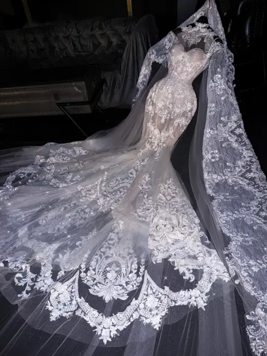White sleeveless, fitted waist, bodycon, long, sexy ball gown/bridal dress R8706