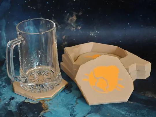 Projection Stone Coasters - Outer Wilds