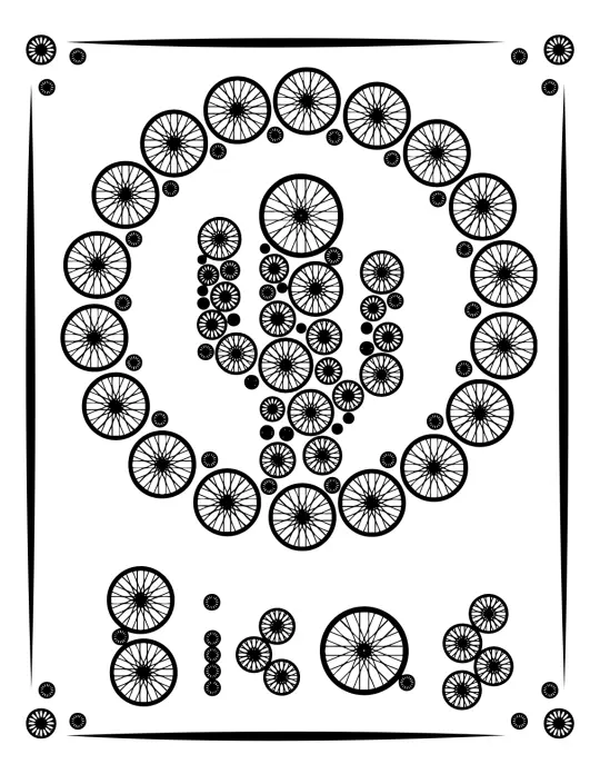Cactus Wheels White T-Shirt