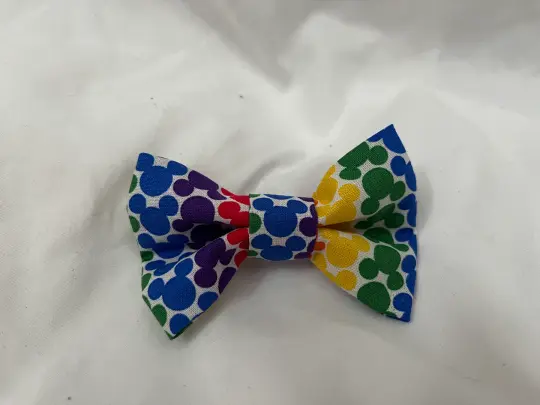 Rainbow Mouse Hairbow