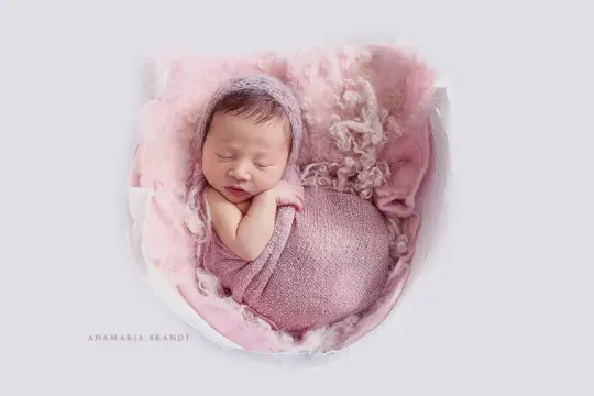Nest of Curls Blanket - DUSTY ROSE