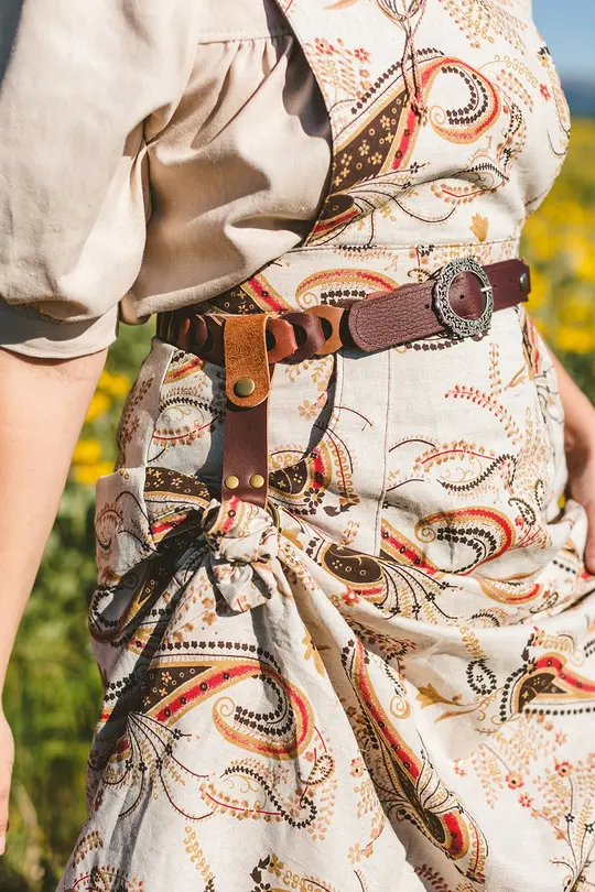 Solid Calico Belt WITH Skirt Hike
