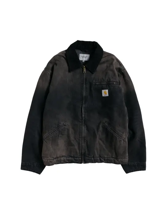 Carhartt W.I.P. OG Detroit Jacket Black/Black Tobacco Used Wash