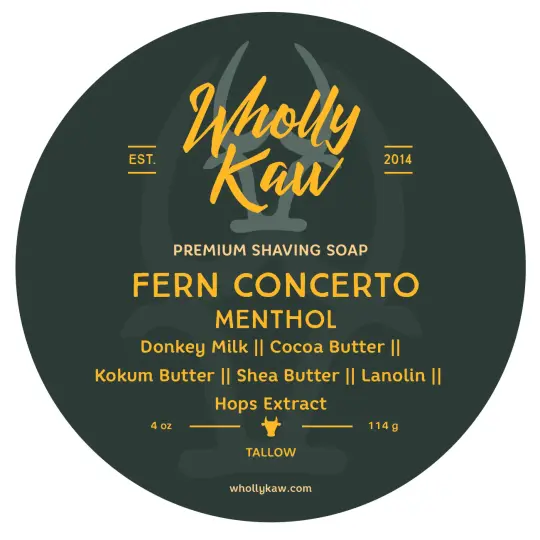 Fern Concerto Mentholated Shaving Soap