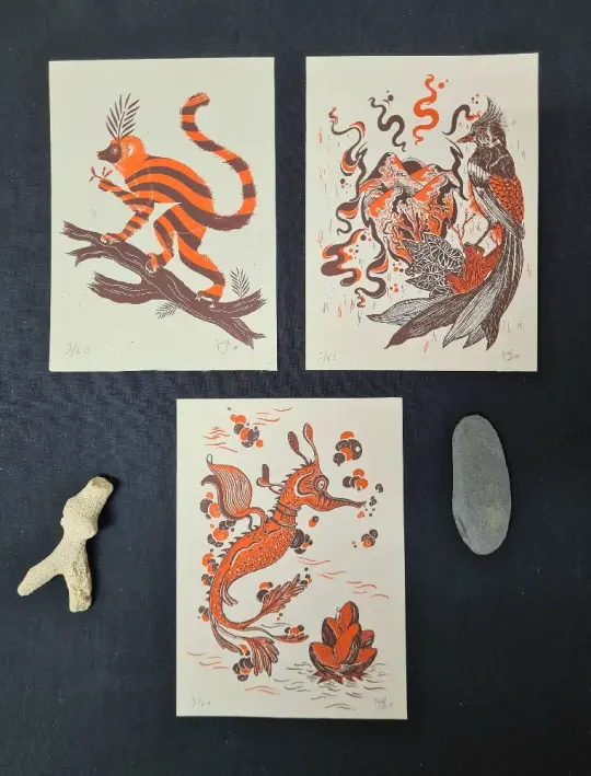 LITTLE SCREENPRINTS  serie VI