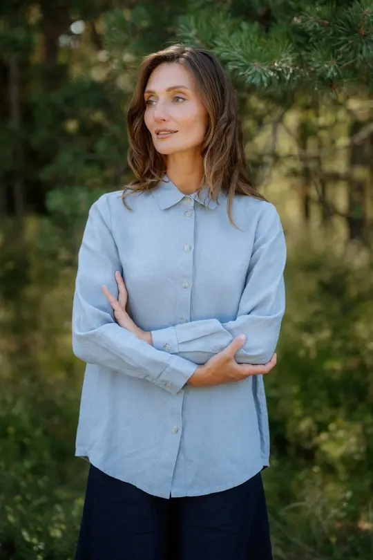 Ona – Oversized Linen Shirt