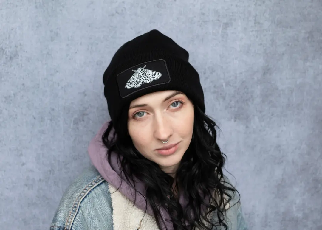 Moth Beanie Hat