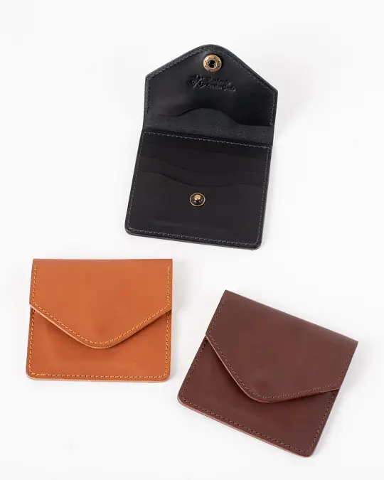 OGL Condor Snap Card Holder - Black, Brown or Tan