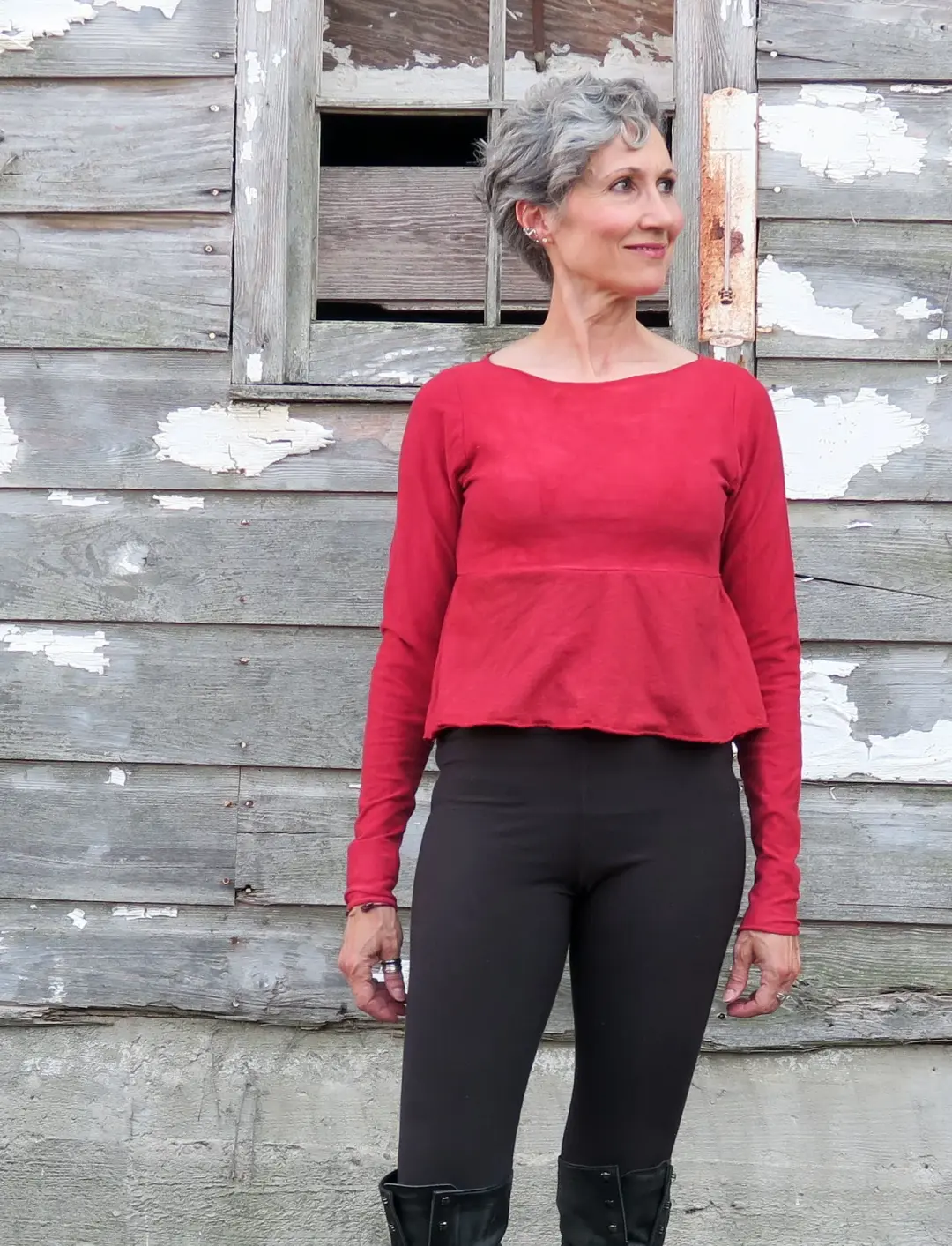 Jewel Eclipse Wanderer Cropped Shirt