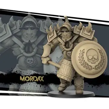 mordax gladiator miniature in 28mm scale for tabletop RPGs.