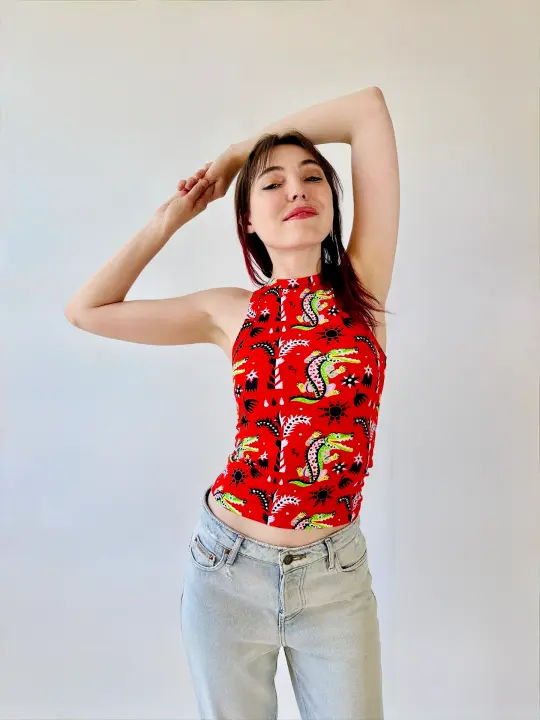Racerback Tank Crocodilo