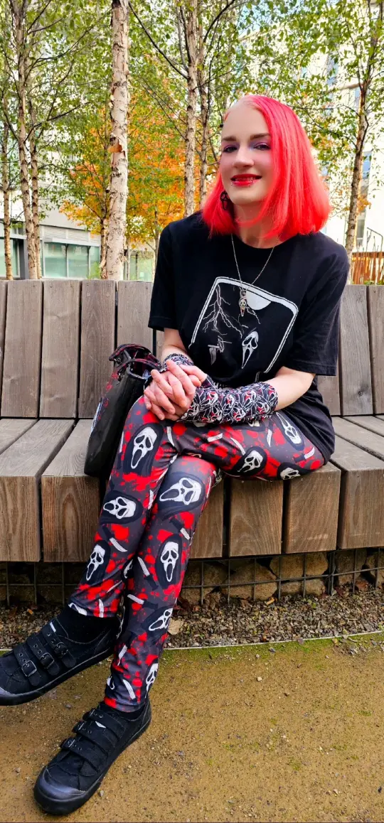 Bloody Ghostface Semi-Exclusive High-Waisted Horror Leggings