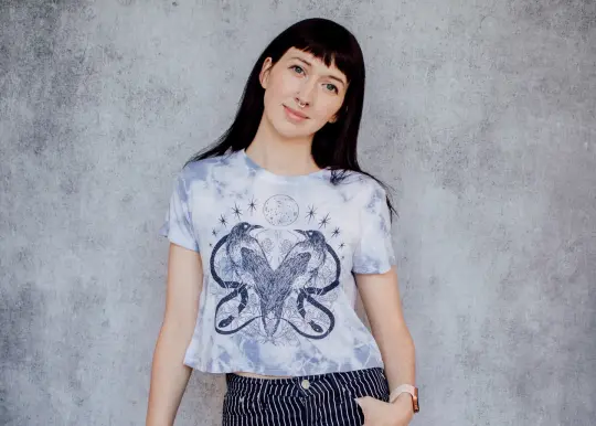 Storm Omens Tie Dye Crop Tee